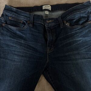 J. Crew Men's Deep Indigo Slim Straight Jeans